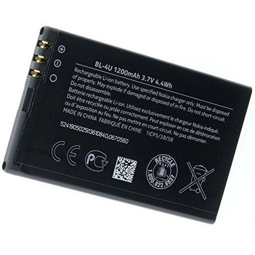 BATERIA NOKIA BL-4U 1000MAH- 3PINES