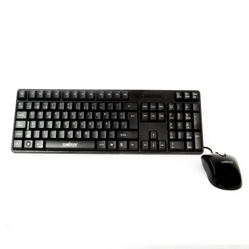 TECLADO MOUSE CON CABLE RAMITECH