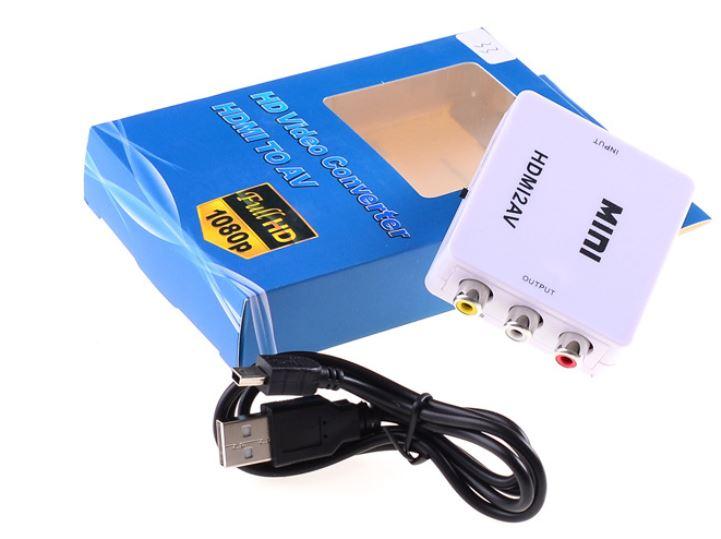 MINI HDMI2AV HD VIDEO CONVERTER 1080P