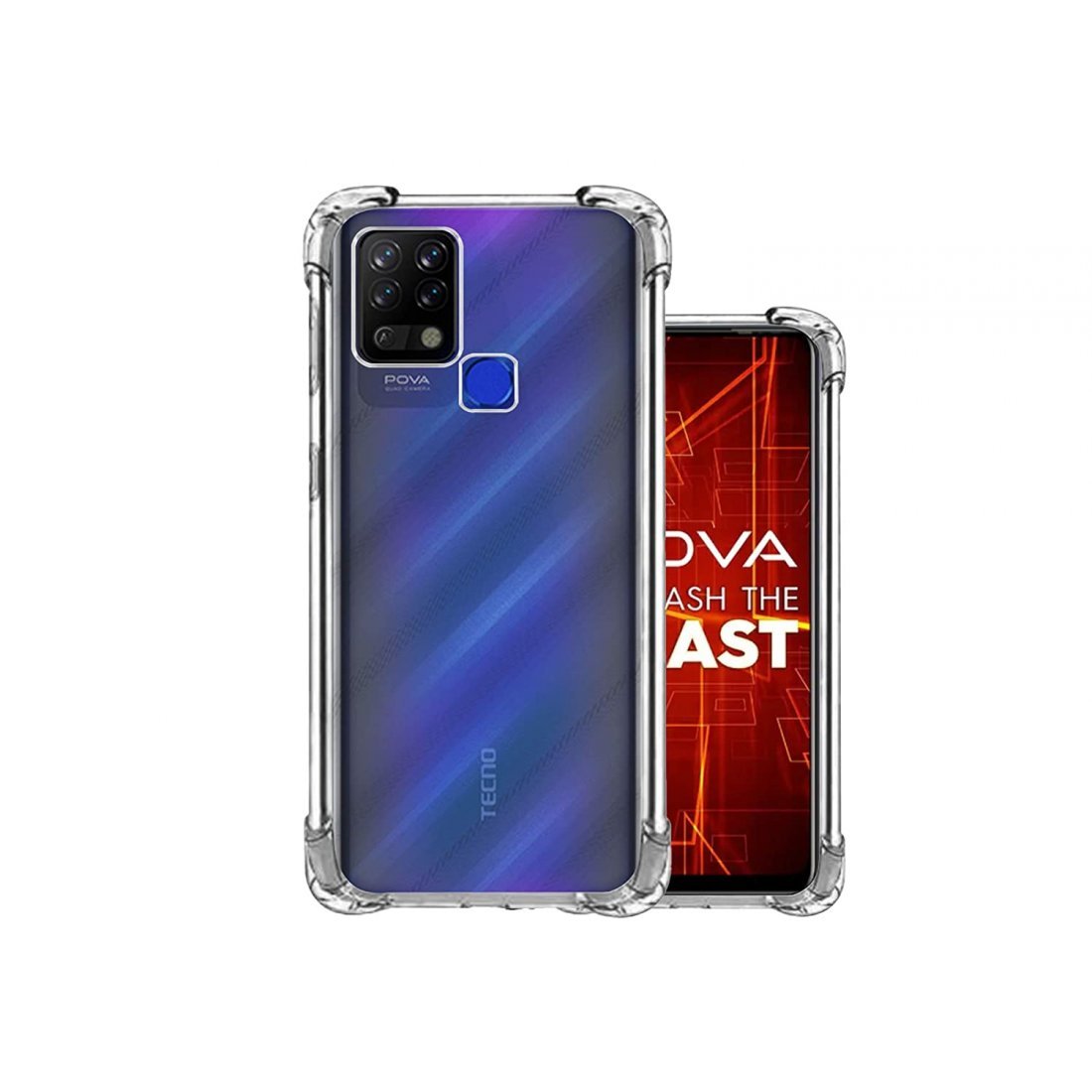 ESTUCHE TECNO POVA TRASPARENTE