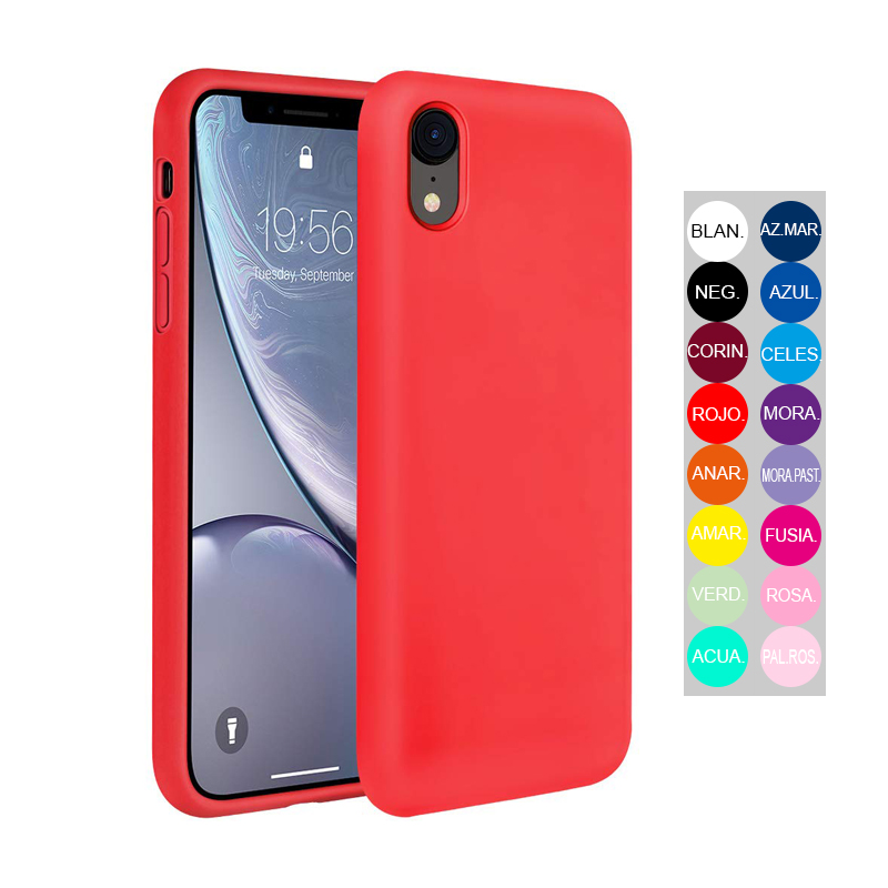 ESTUCHE SILICON IPHONE XR
