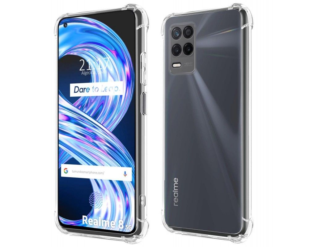 ESTUCHE REALME 8 PRO TRANSPARENTE ANTIGOLPE
