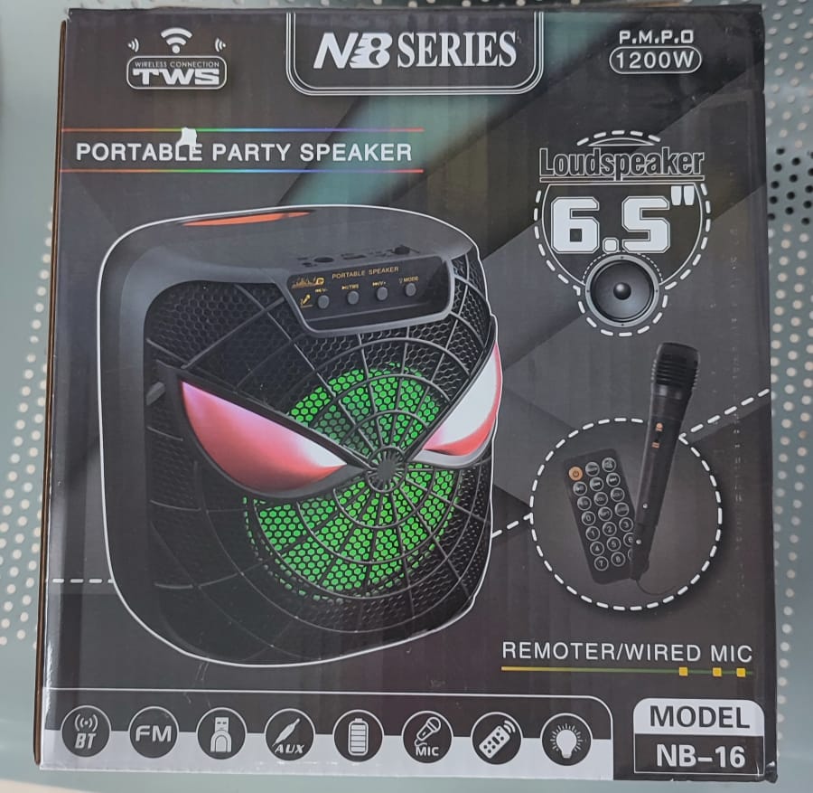 PARLANTE PORTABLE PARTY SPEAKER NB-16