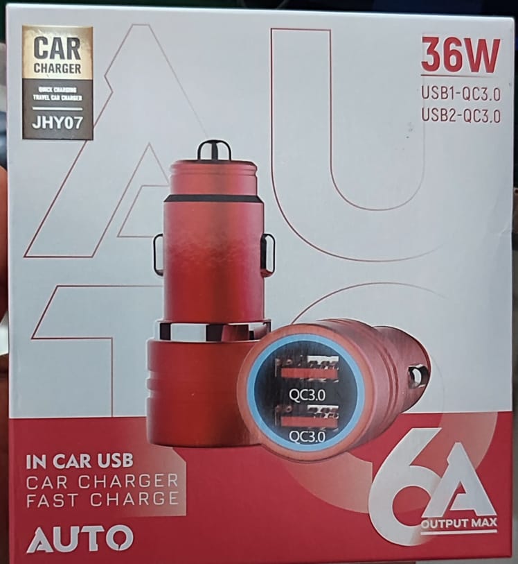 CABEZA DE CARGADOR PARA CARRO 36W