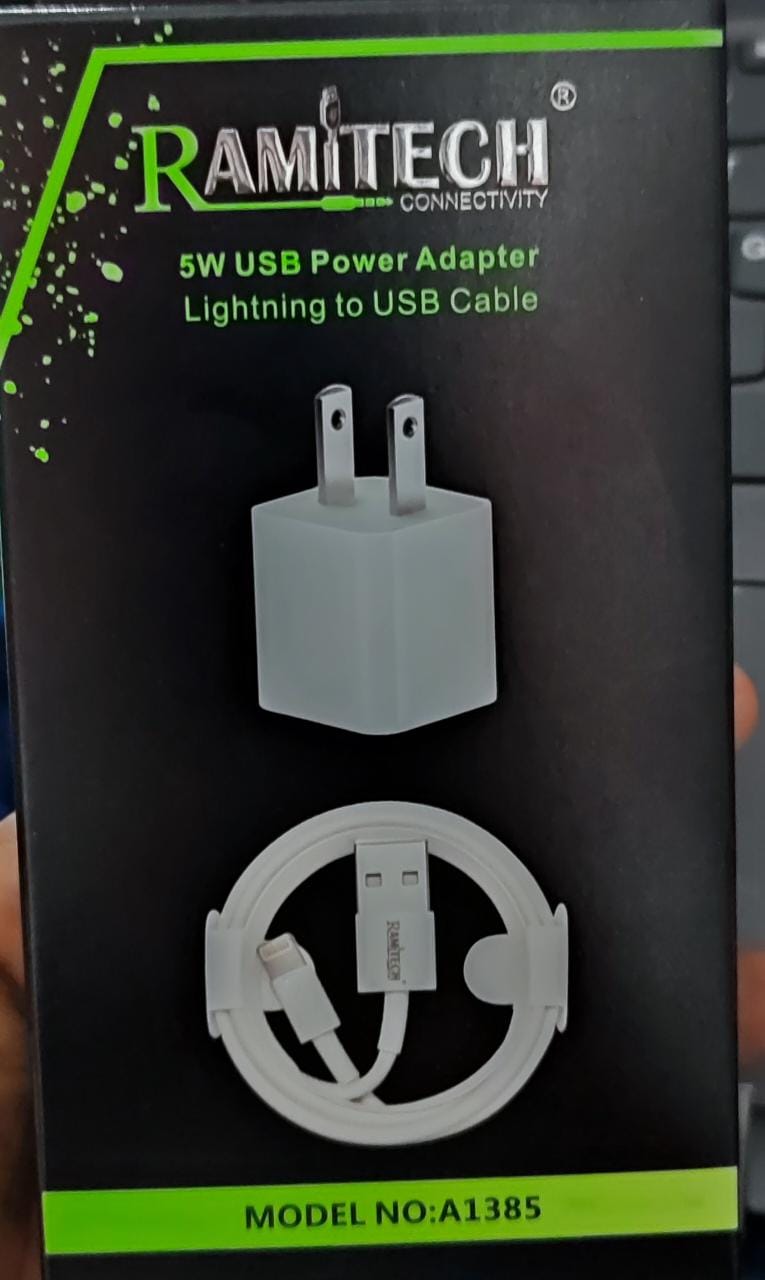 CARGADOR IPHONE RAMITECH A11385