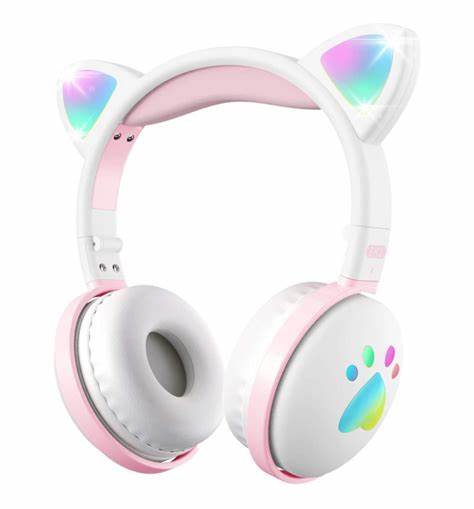 AURICULAR MUSIC BK1 OREJAS DE GATO LUZ LED