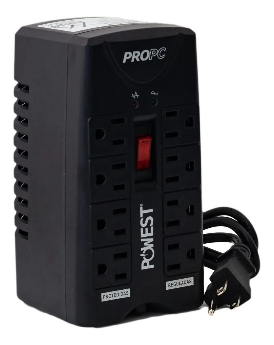 REGULADOR DE VOLTAJE POWEST PRO PC 1000VA