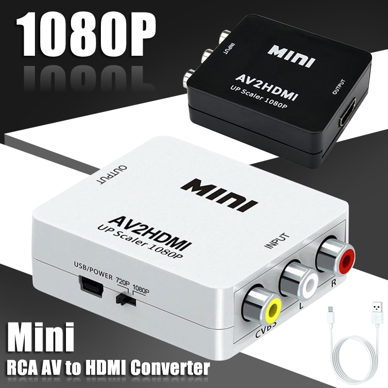 MINI CONVERTIDOR AV2HDMI 1080P