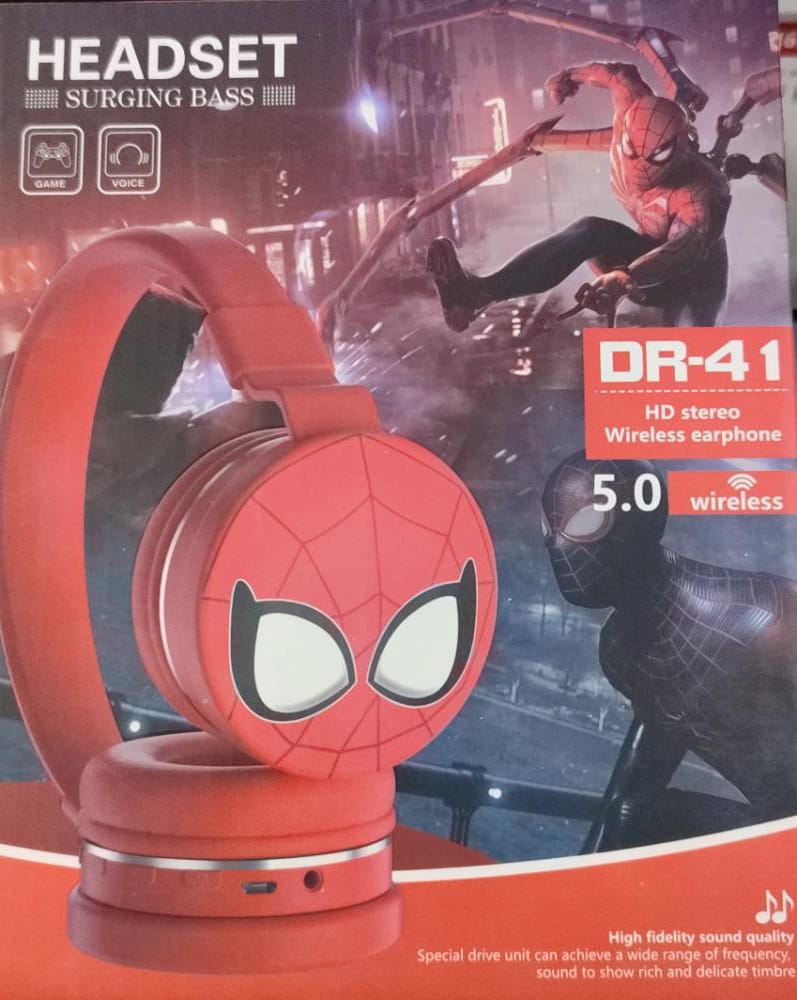 AURICULAR HEADSET SPAIDERMAN DR-41