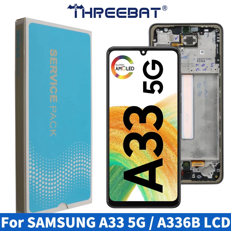 DISPLAY SAMSUNG GALAXY A33 ORIGINAL + BICELL