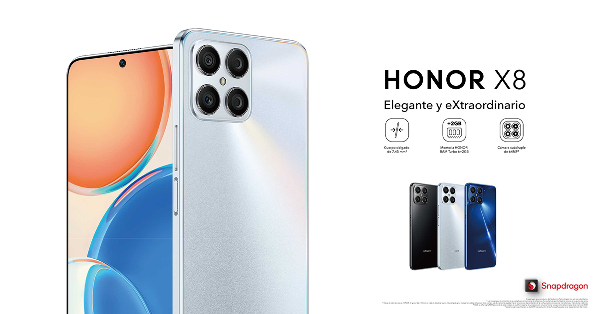 HONOR X8 128GB 6RAM AZUL IMEI 8436