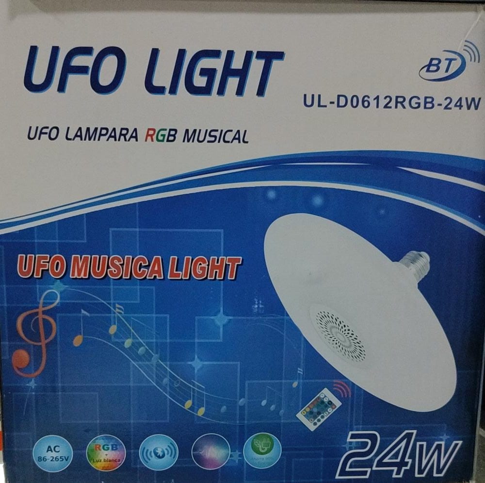 PARLANTE FOCO UL-D0612RGB-24W