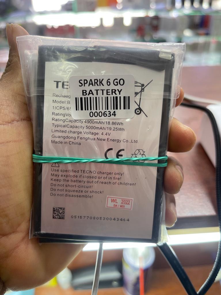 BATERIA TECNO SPARK 6 GO