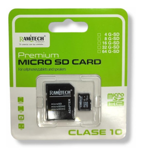 TARJETA DE MEMORIA 8GB RAMITECH