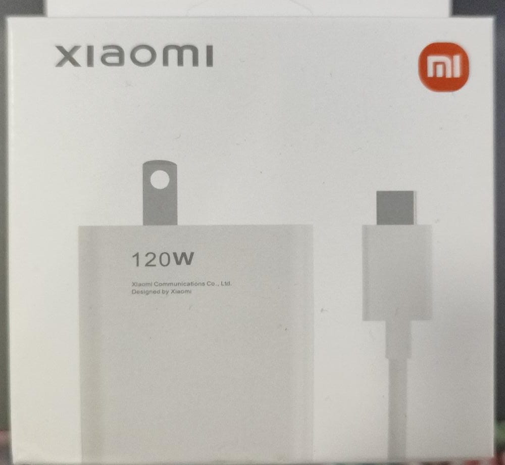 CARGADOR XIAOMI 120W CAJA BLANCA