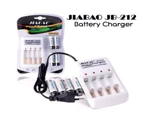 CARGADOR DE PILAS RECARGABLE JIABAO JB-212