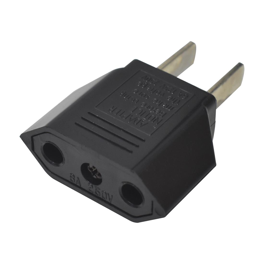 ADAPTADOR USB PARA ENCHUFLE COLOR NEGRO