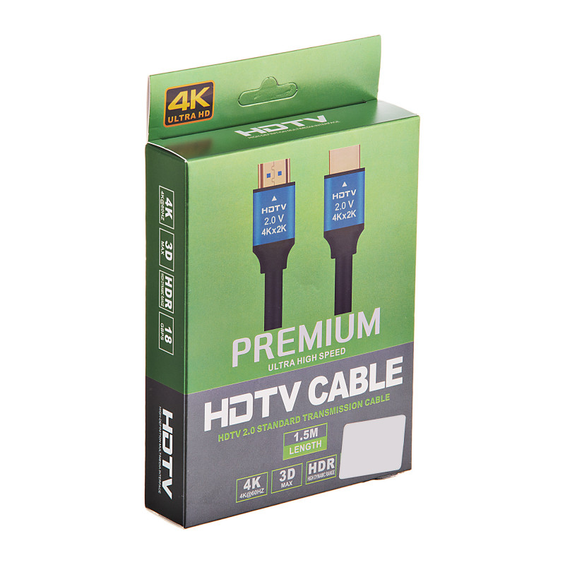 CABLE HDMI A/V HDMI 1080 QT-1104/ 1.8METRO