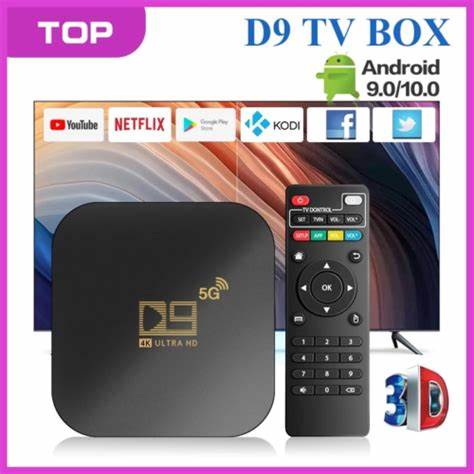 TV BOX 4K D9 5G