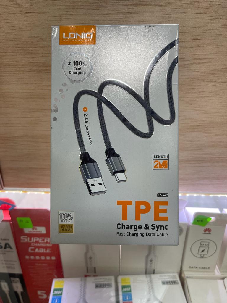 CABLE LDNIO FAST CHARGING TPE LS442 V8 2 METROS