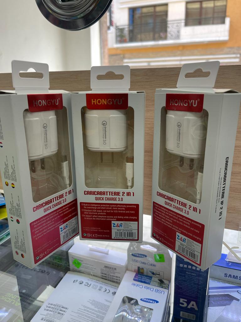 CARGADOR HONGYU QUICK CVHARGE 3.0 TIPO C