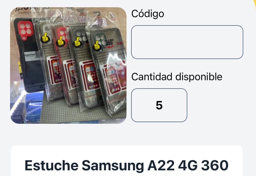 ESTUCHE SAMSUNG A22 4G 360