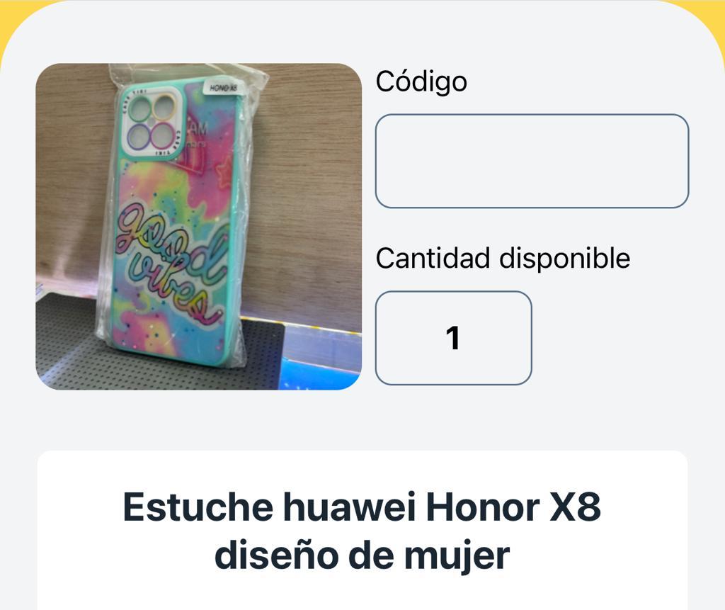 ESTUCHE HUAWEI HONOR X8 DISEÑO DE MUJER
