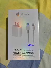 CARGADOR IPHONE USB-C POWER ADAPTER 45W