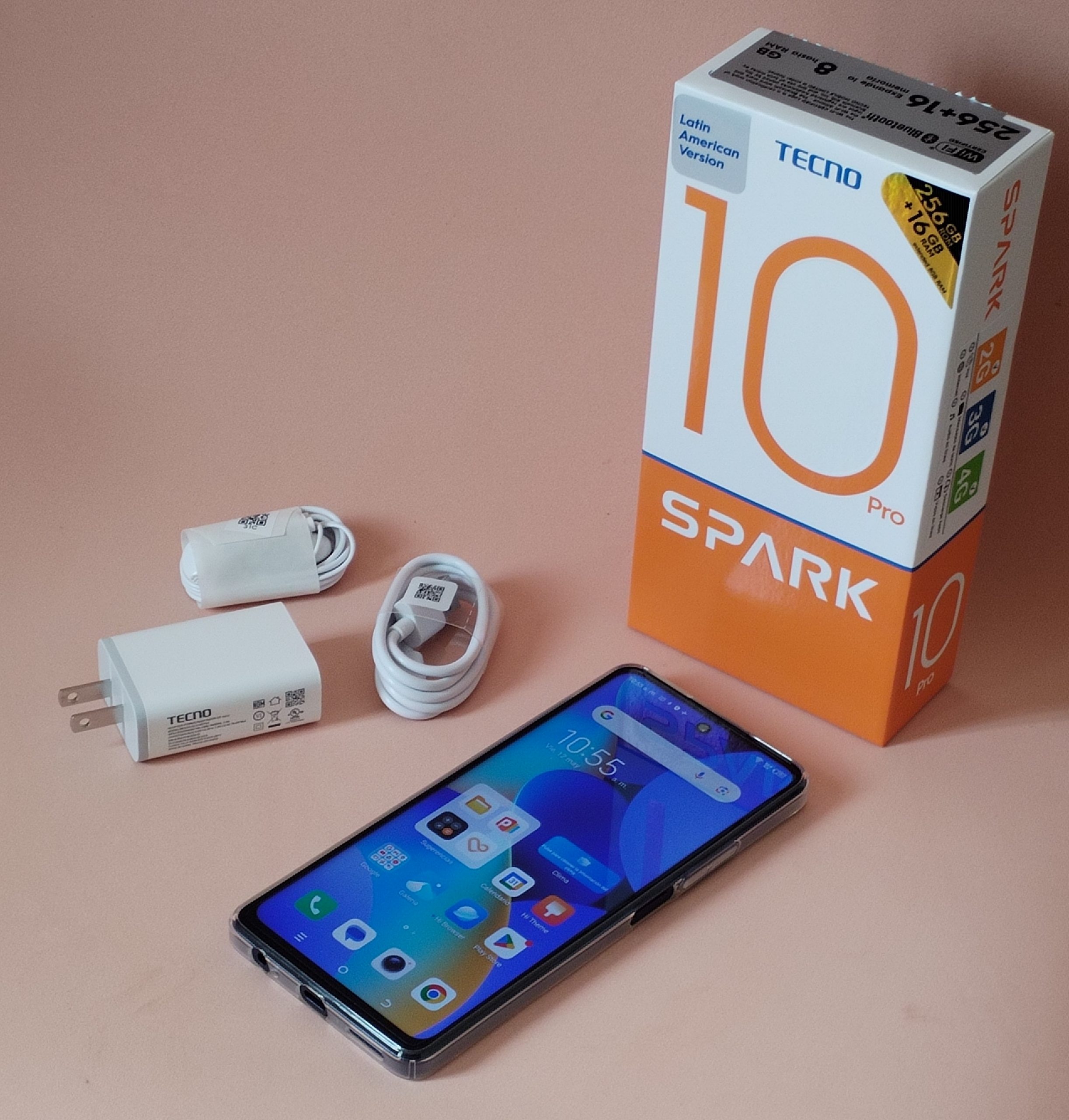 TECNO SPARK 10 PRO/ 256GB 8+8RAM COLOR  PEARL WHITE 9620