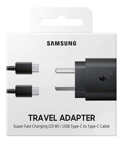 CARGADOR SAMSUNG 25W USB TIPO C A TIPO C