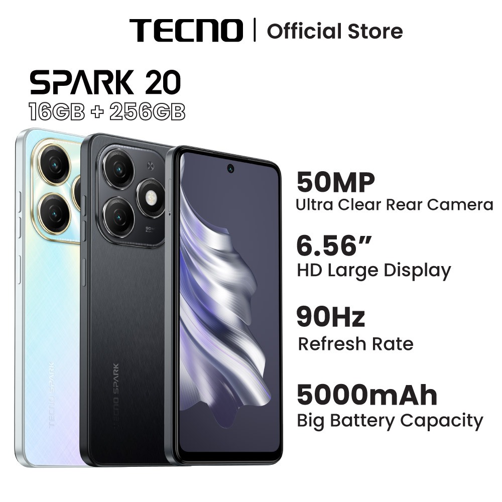 TECNO SPARK 20 256GB 8+8RAM NEON GOLD IMEI 90068