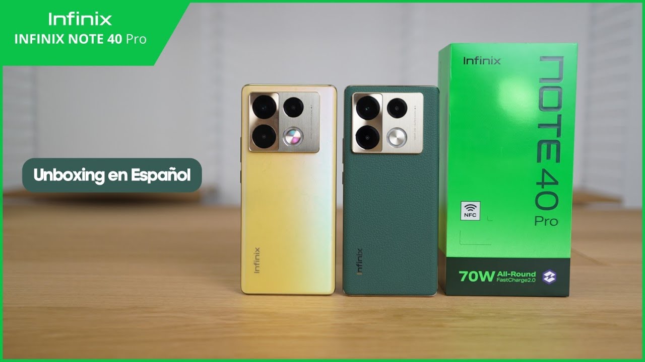 INFINIX NOTE 40 PRO/ 256GB 8+8RAM COLOR TITAN GOLD 2243